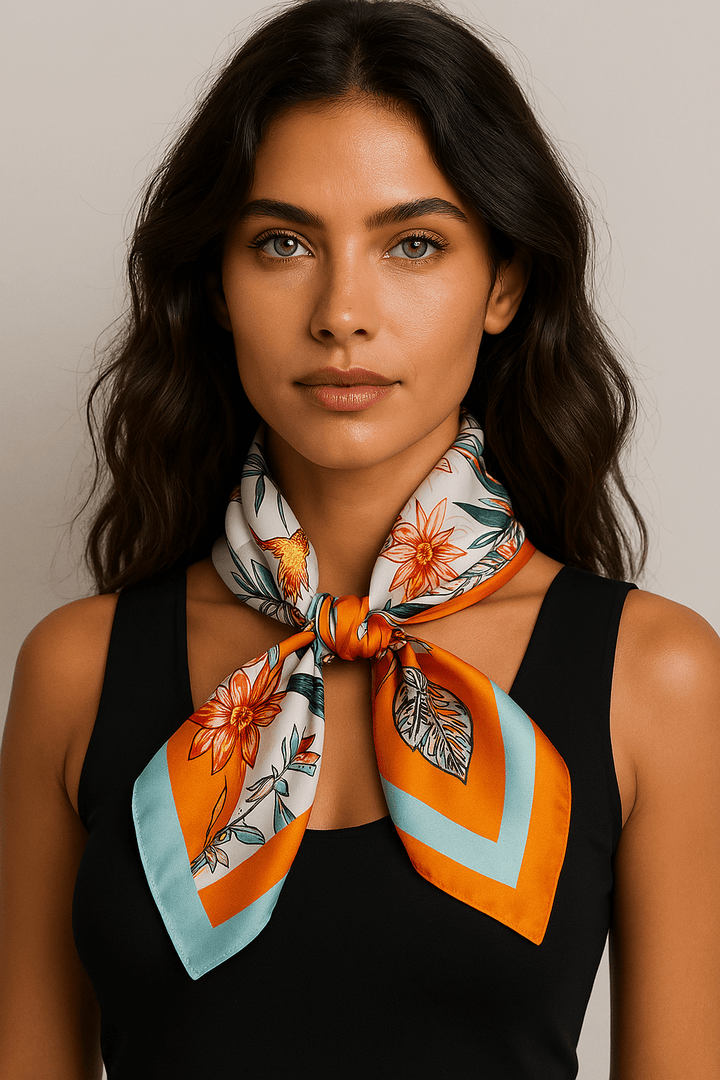 Cecile Foulard (100% hedvábí - 68cm)