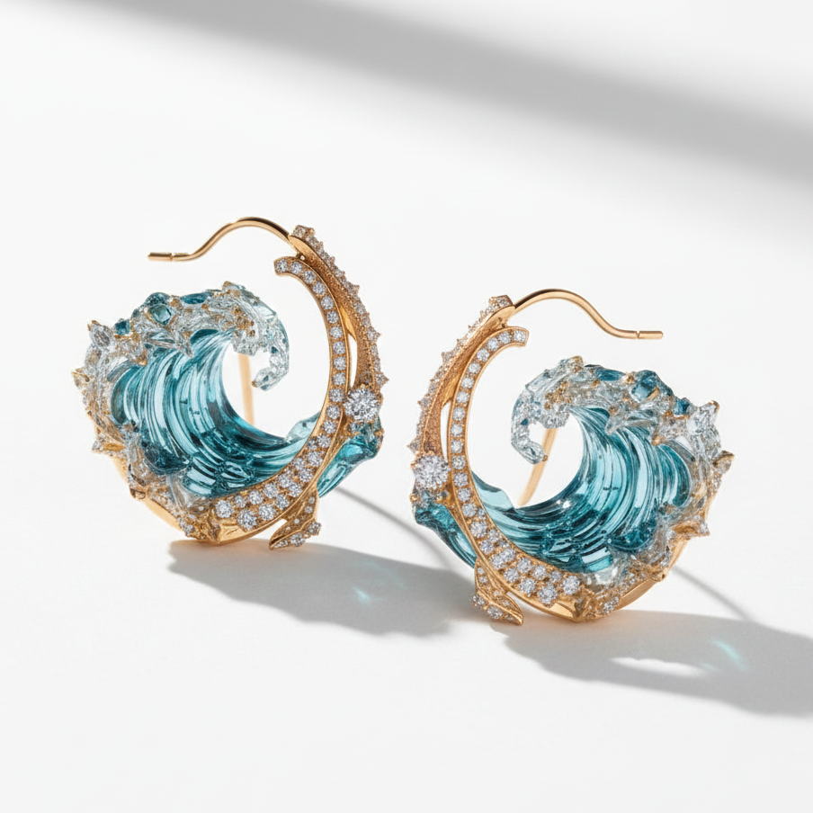 Náušnice "Slib oceánů"