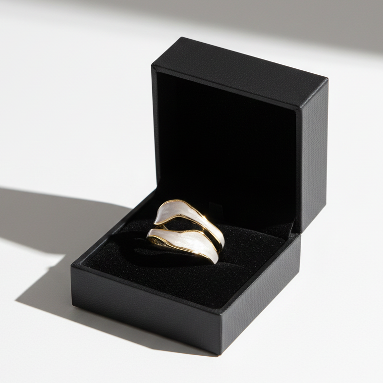 Dream - Vintage prsten z bílého zlata