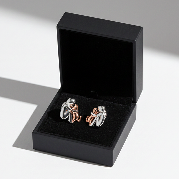 Náušnice s ikonou kočky