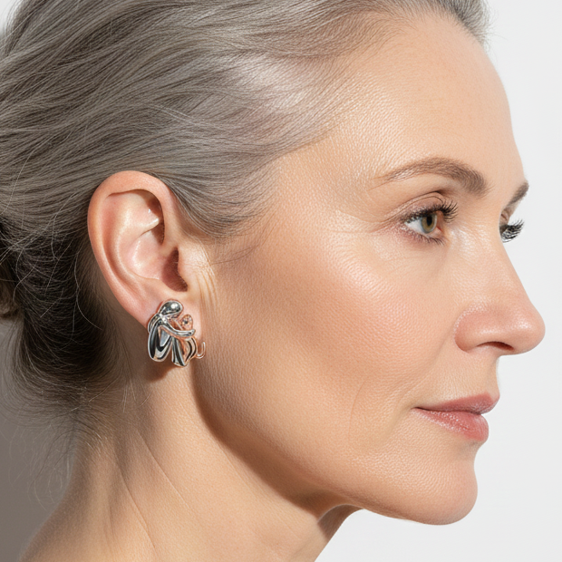 Náušnice s ikonou kočky